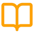 Orange document icon with a gray checkmark inside a square.