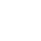 White pixelated abstract shape on a black background.