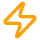 Orange clock icon showing the time as 3 o’clock.