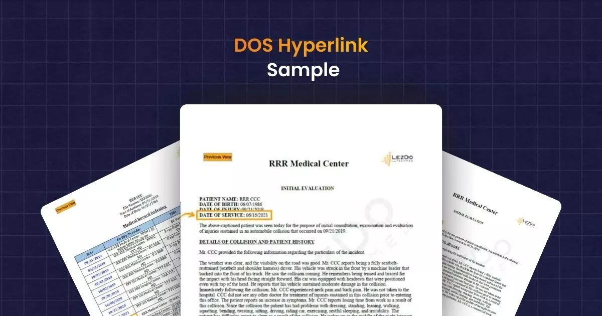 DOS Hyperlink Sample