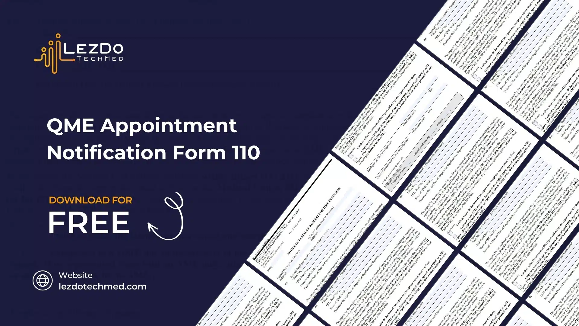 QME Appointment Notification Form 110