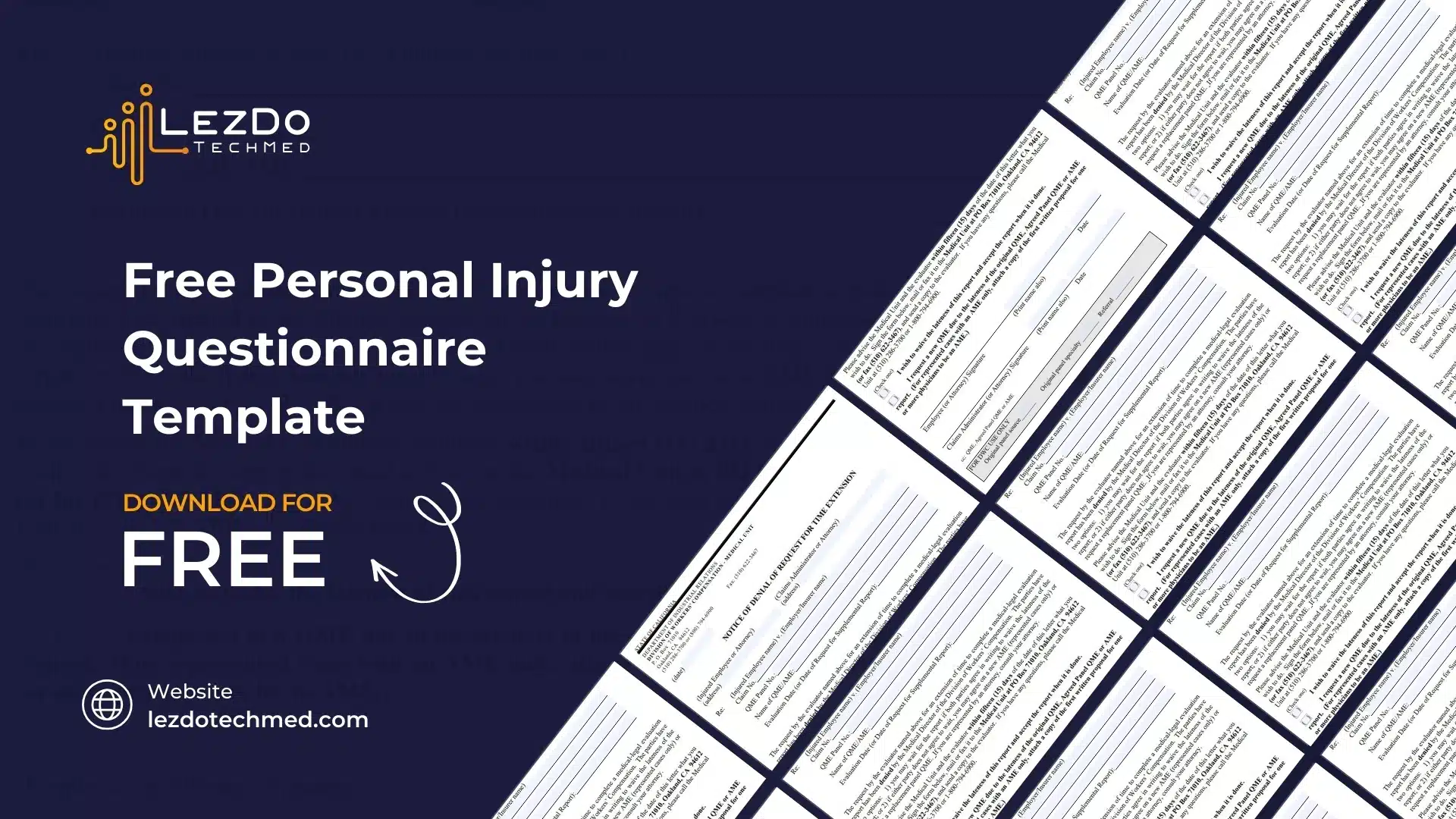 Free Personal Injury Questionnaire Template 