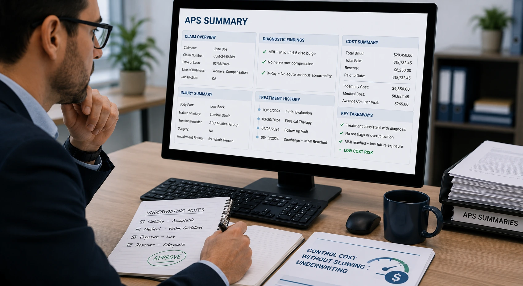 7 Ways to Cut APS Summarization Costs Without Slowing Underwriting