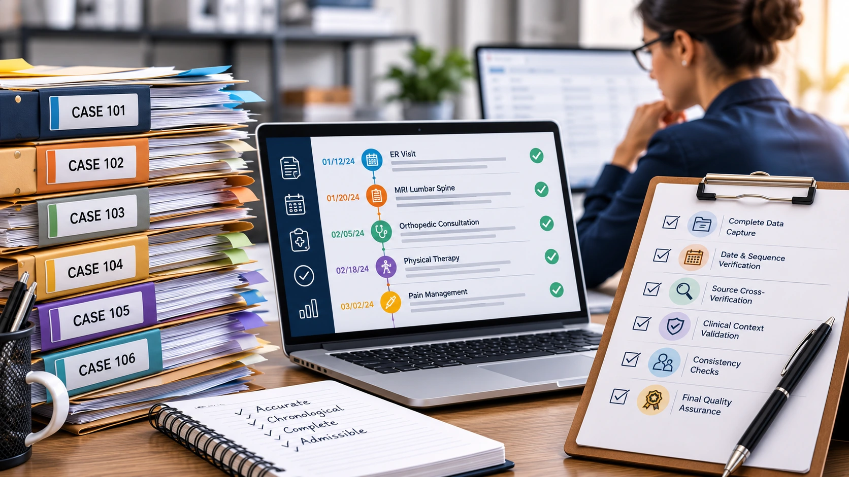 6 Ways to Keep Medical Chronologies Accurate When Case Volume Spikes