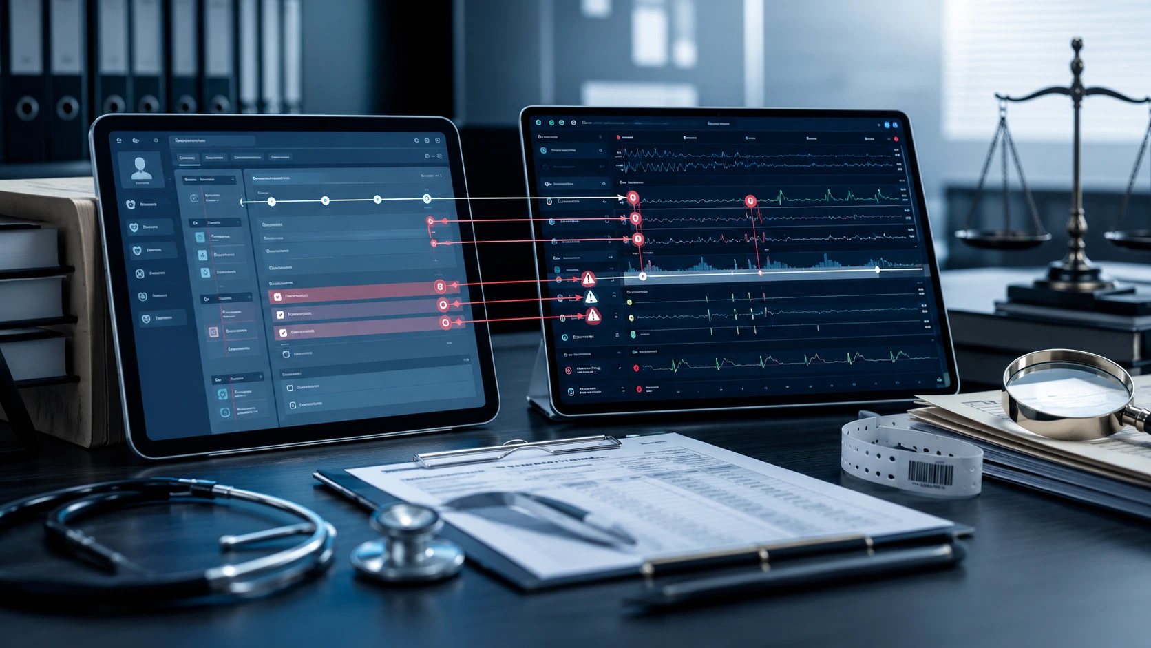 When the Machine Lies: Reconciling EHR Notes with Medical Device Logs
