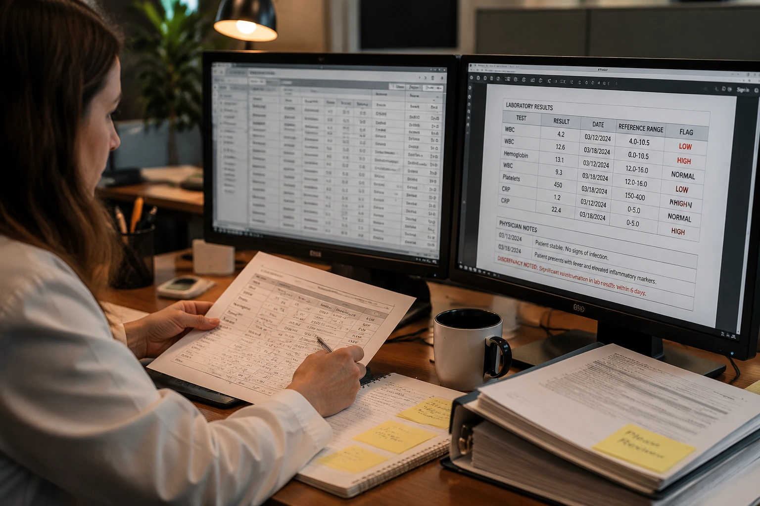 Spotting the Diagnostic Disconnect: How Medical Record Review Catches Conflicting Lab Results