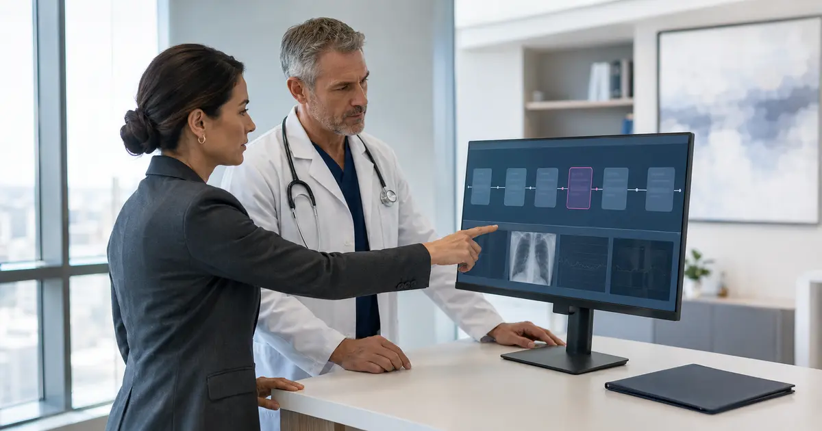 When Is an AI-Assisted Medical Record Review Ready for Expert Use?