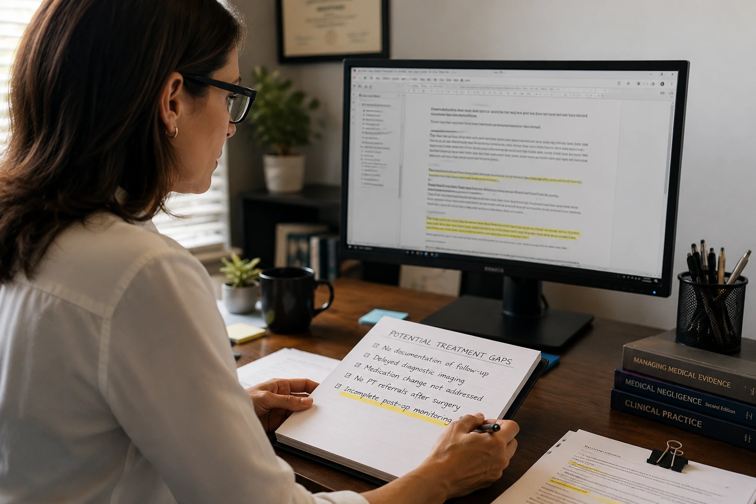 How a Medical Narrative Summary Surfaces Treatment Gaps Before Opposing Counsel Finds Them