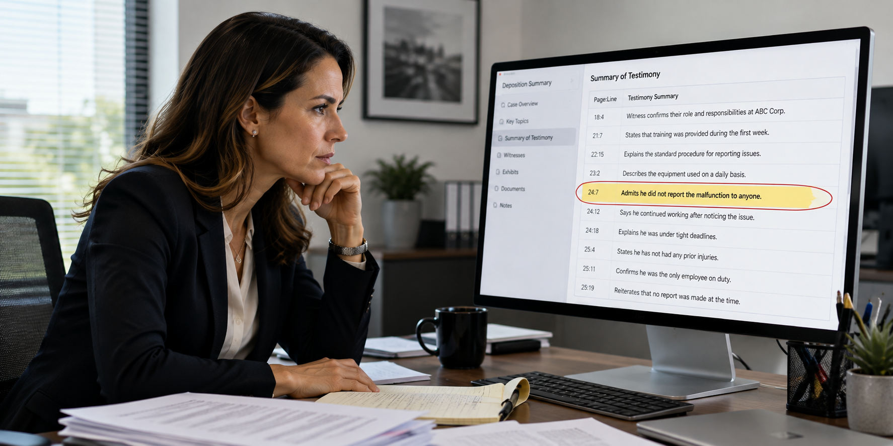 A Deposition Summary Should Help Attorneys Find the Moment That Matters 