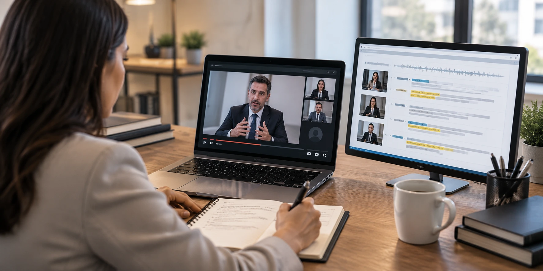 Summarizing a Video or Remote (Zoom) Deposition