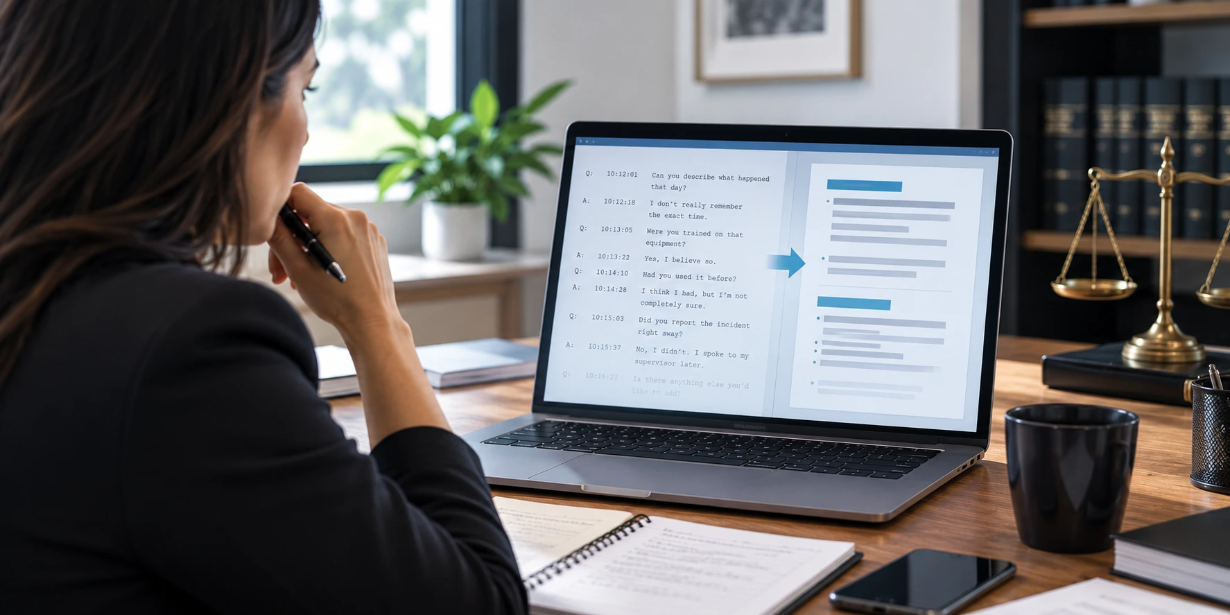 Can You Summarize a Rough Draft Deposition Transcript?