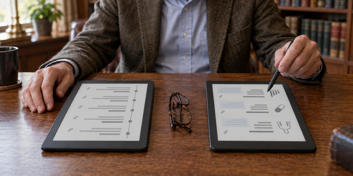 Chronological or Case-Focused Medical Narrative Report: Which Reads Better?