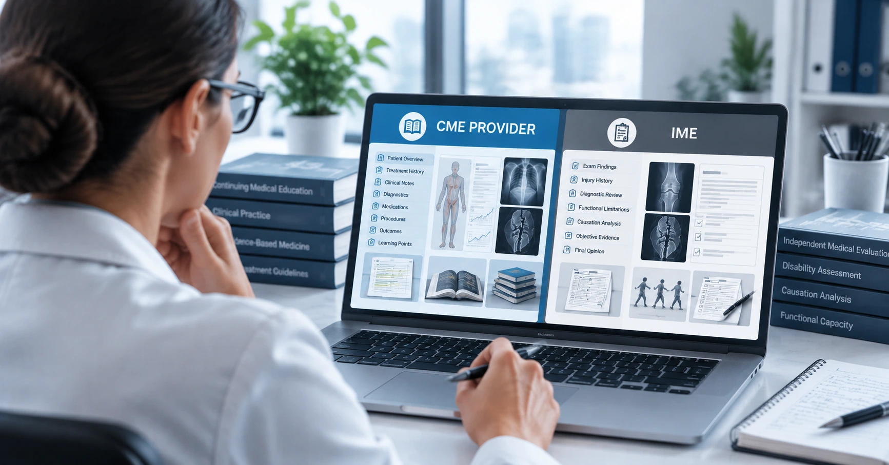 What Does a CME Provider Need From a Record Review That an IME Does Not?