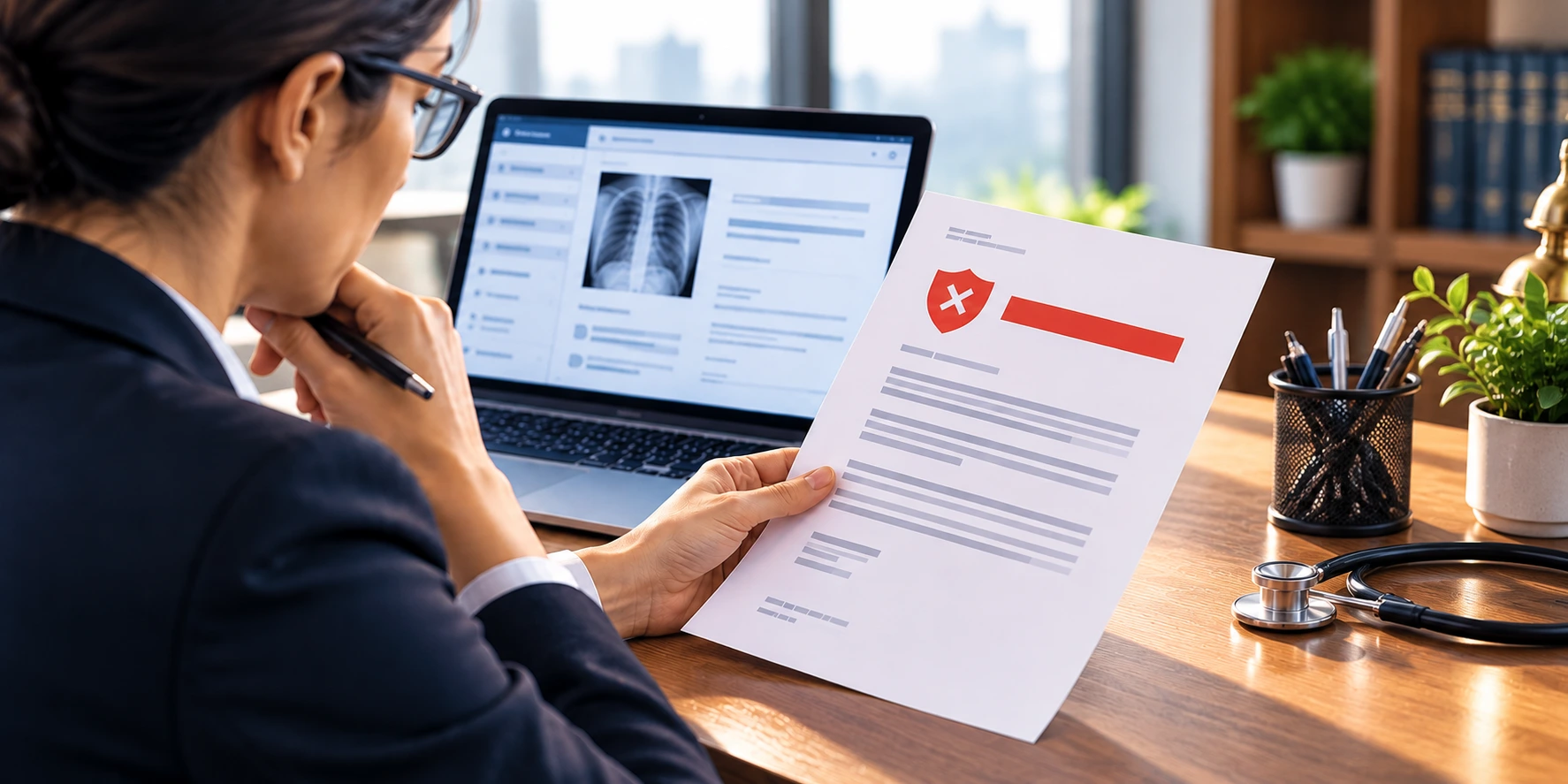 What a Denial Letter Documents in a Medical Record Review