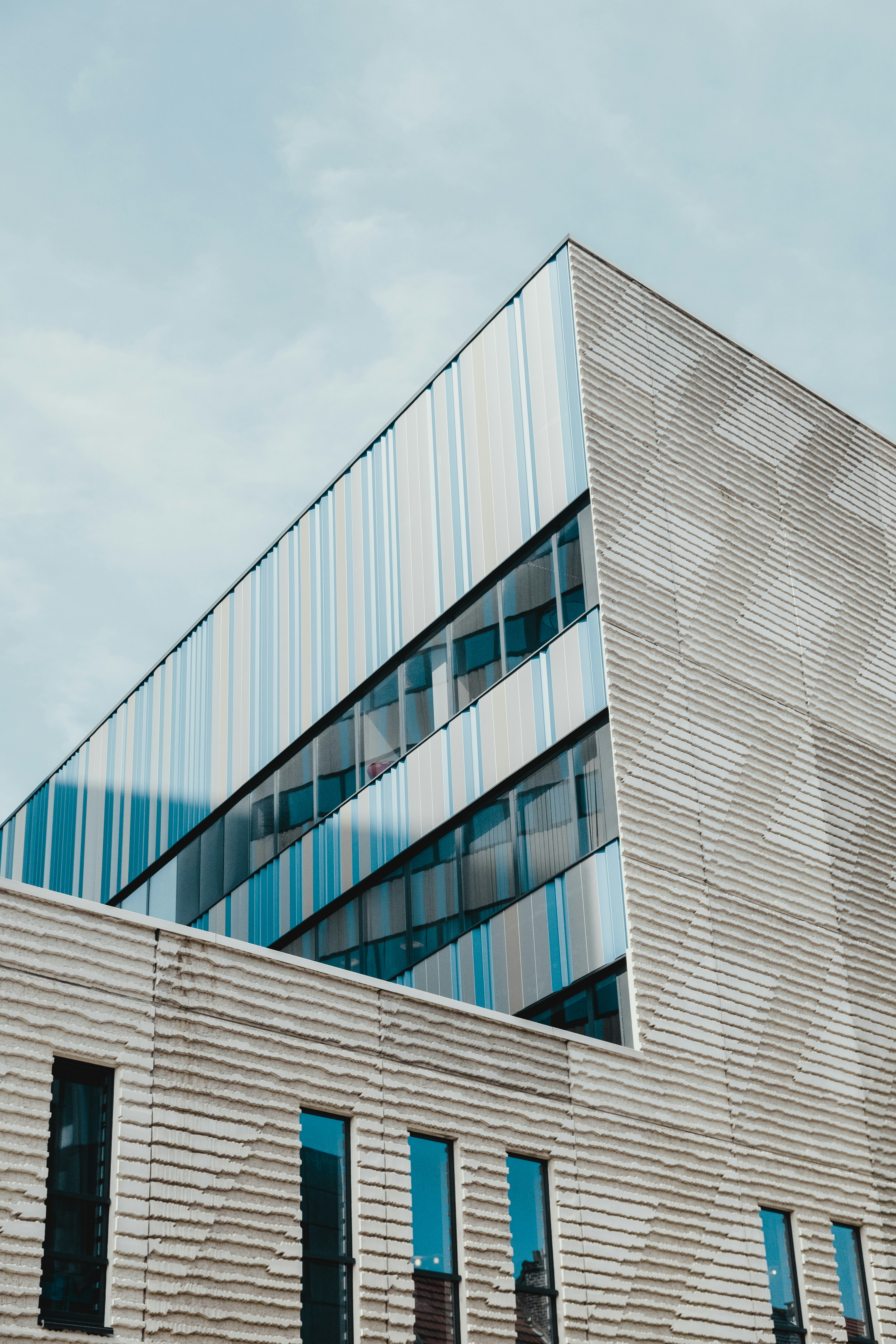 Modern commercial building exterior