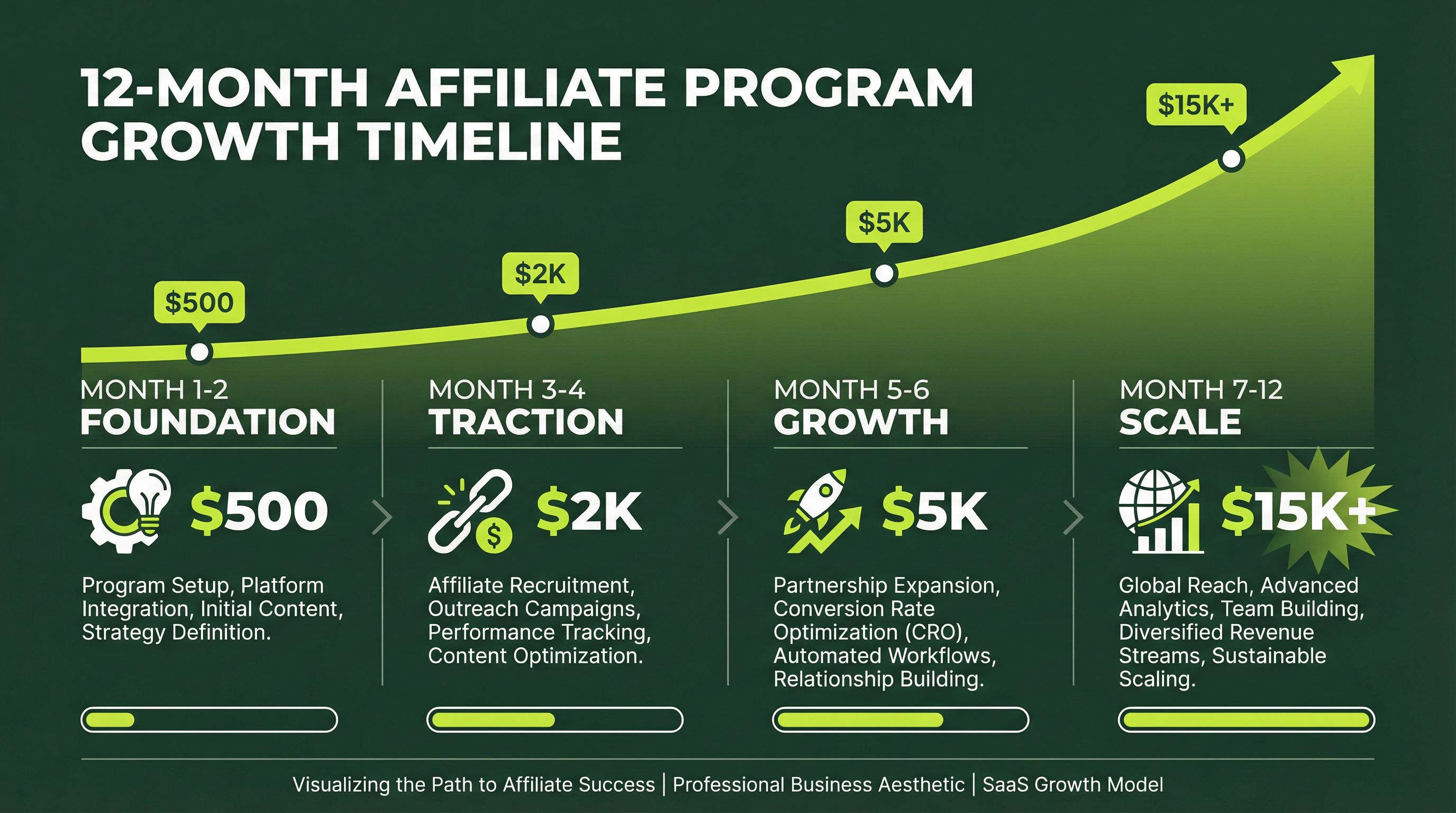 12-month affiliate program success timeline