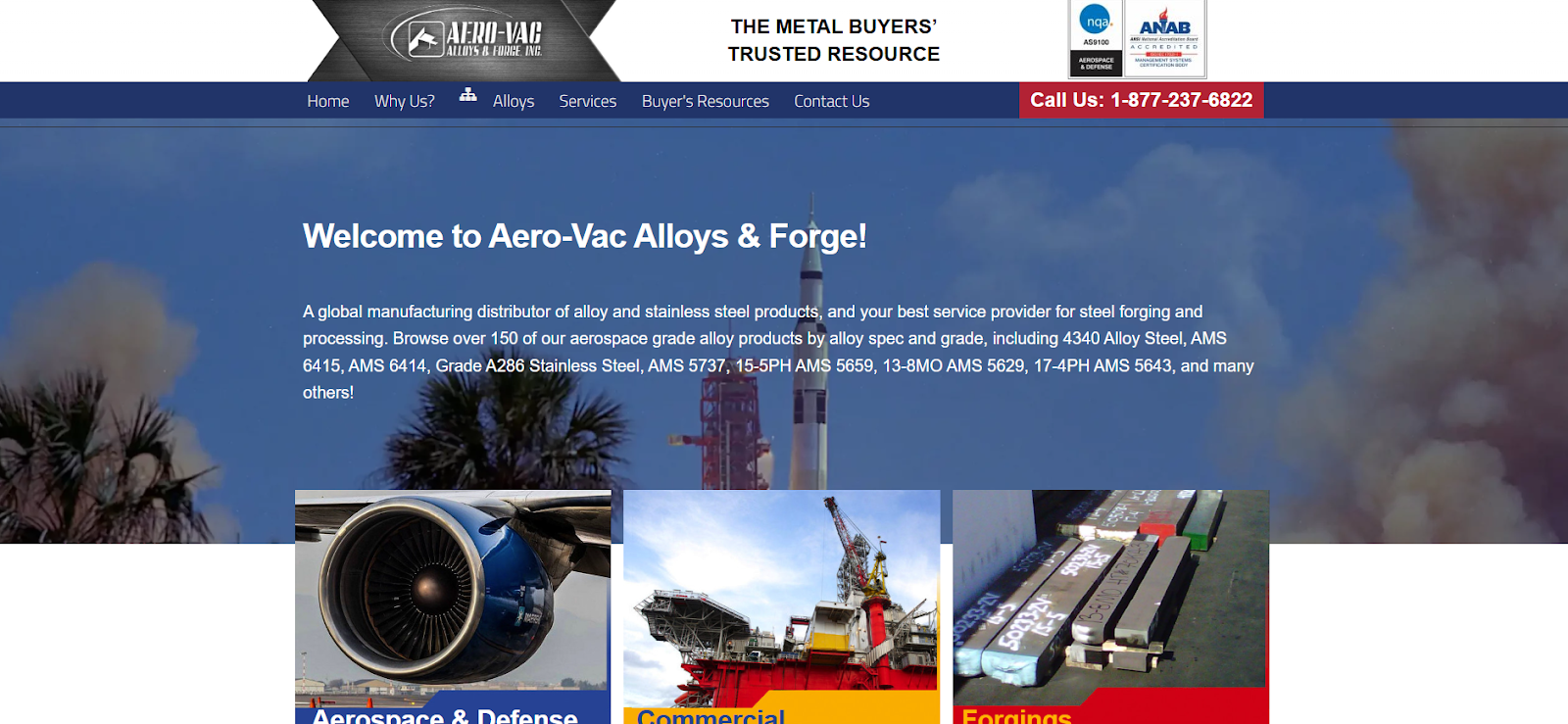How Aero-Vac Alloys & Forge Supports Certified Alloy Forging