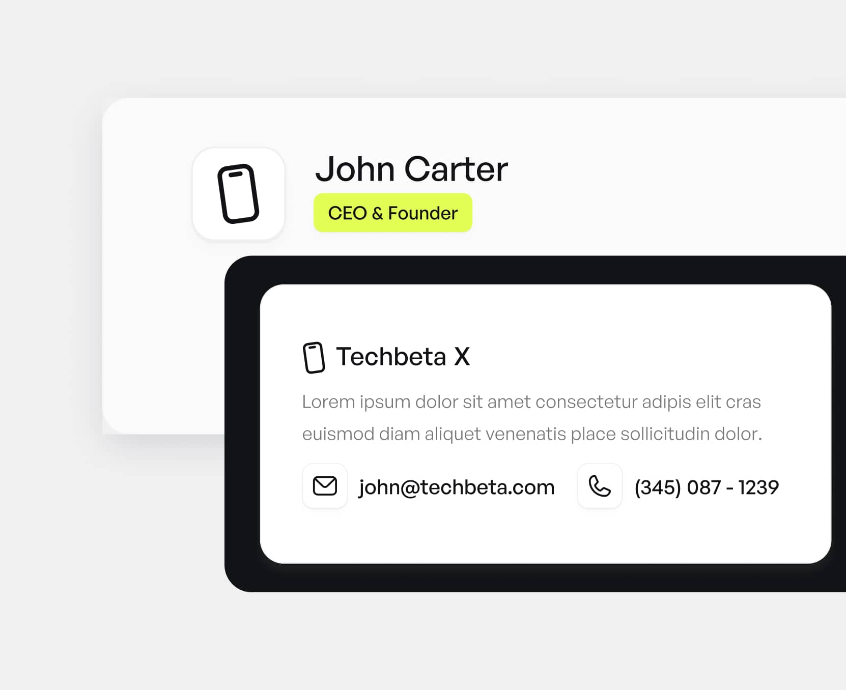 Techbeta X - Email Signature - Tech App Webflow Template