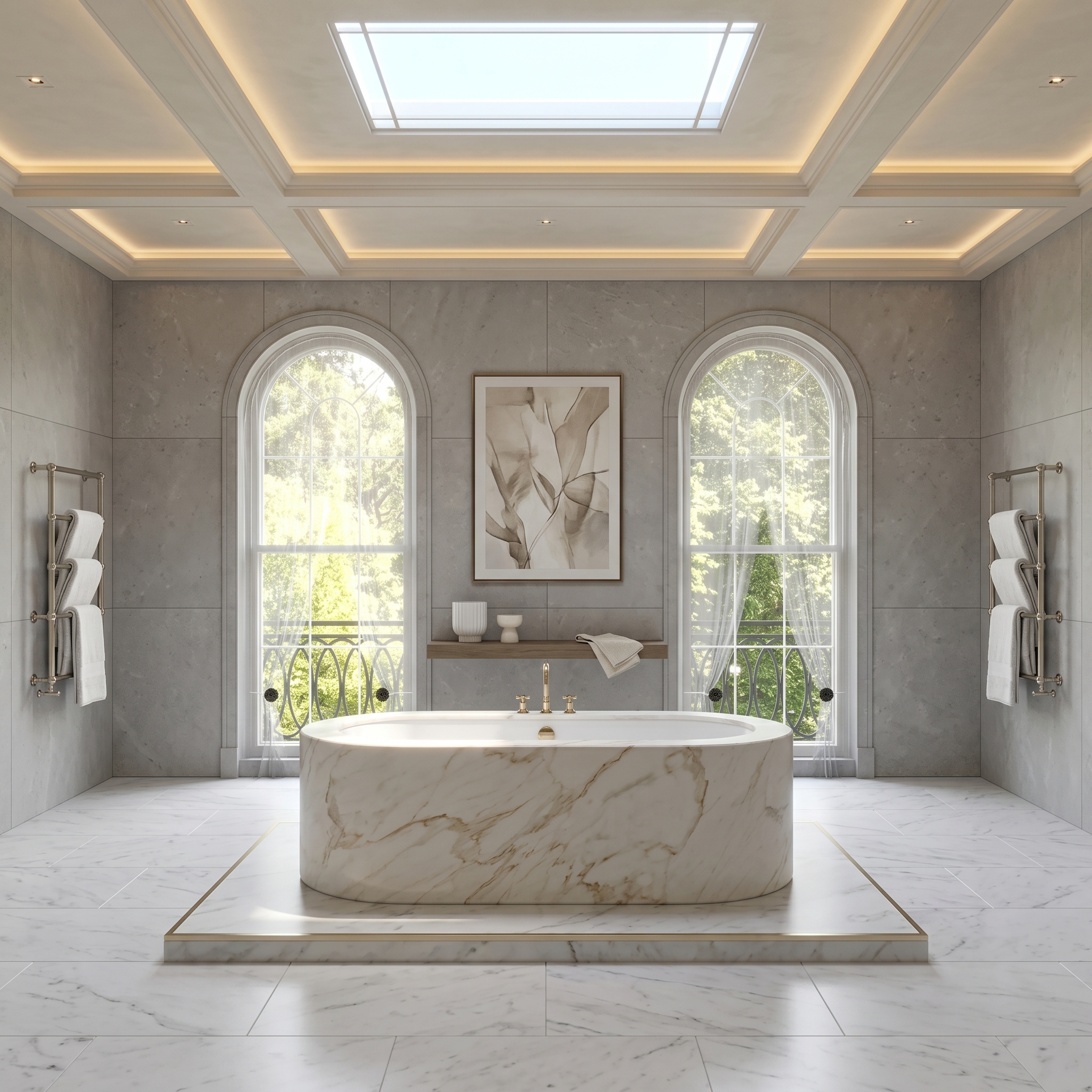 Luxury bathroom and laundry design by Meiger