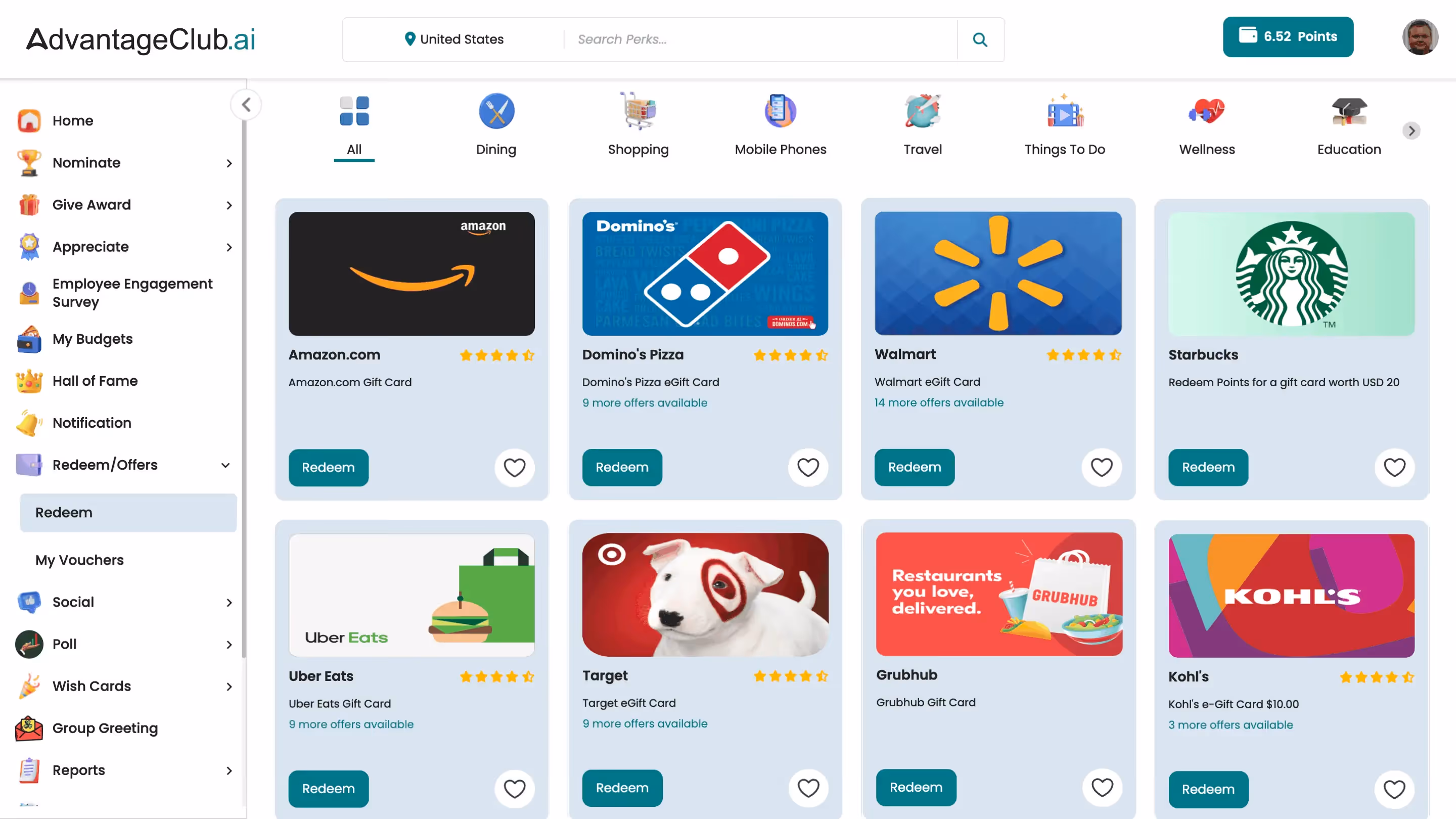 Advantage Club AI Recognition Software