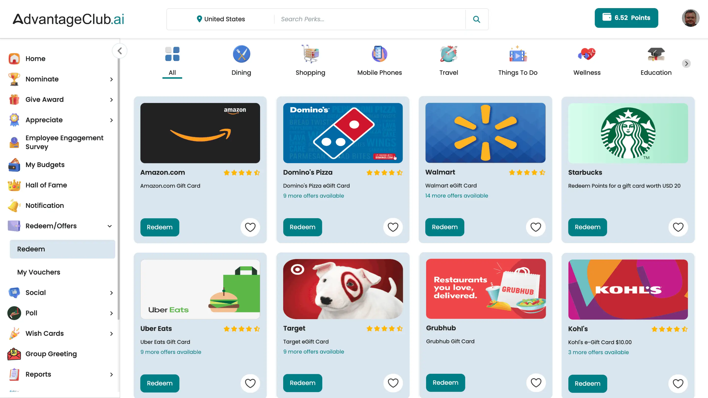 Advantage Club AI Recognition Software