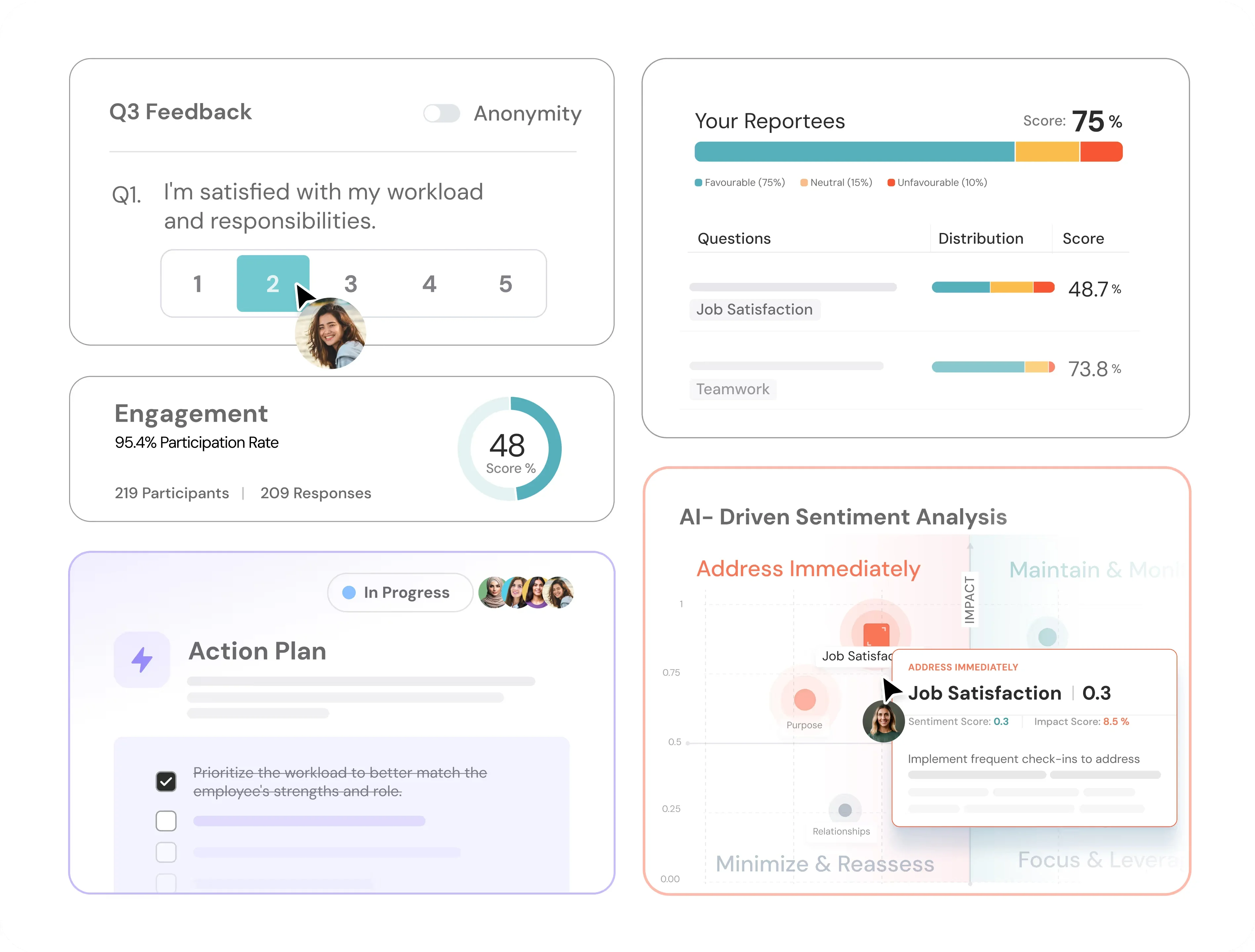 Culture Amp main dashboard