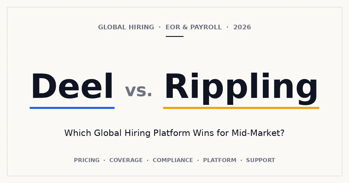 Deel vs Rippling