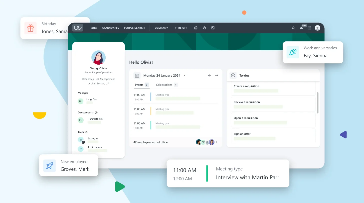 Workable main dashboard