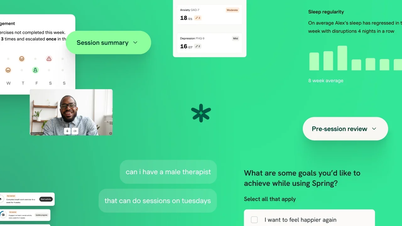 Spring Health dashboard