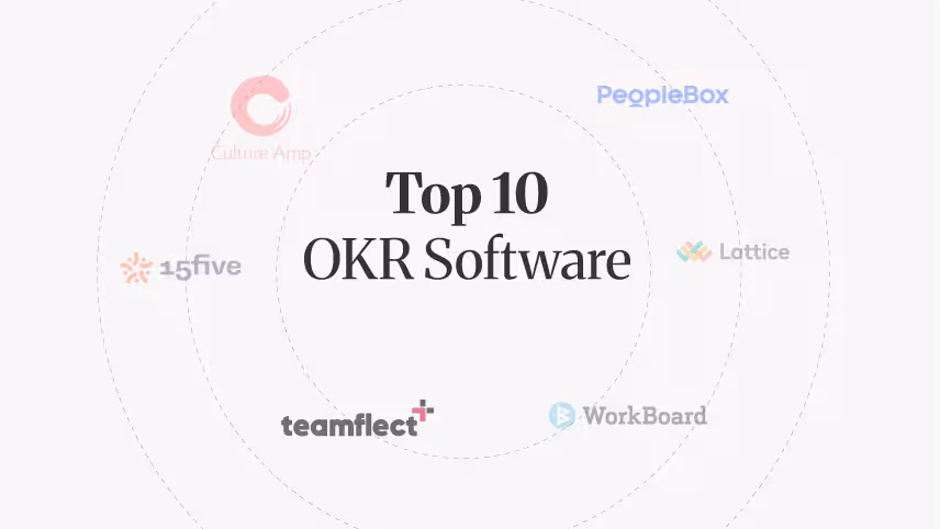 Top 10 OKR Software in 2026: Features, Pricing & More