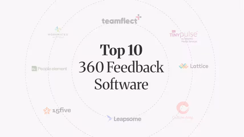 Top 10 360 Feedback Software in 2026