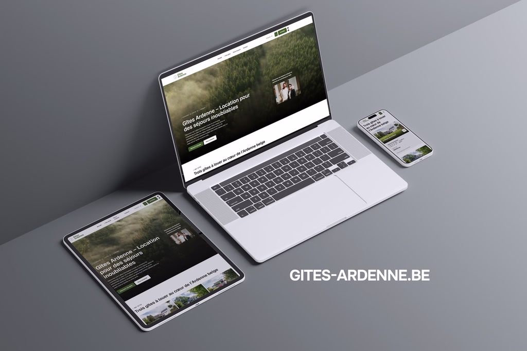 Gîtes Ardenne – Refonte complète du site web