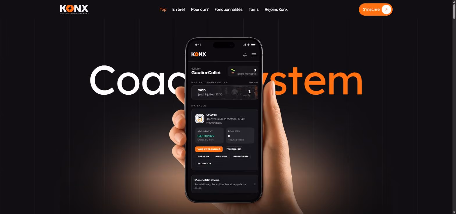 Une plateforme simple pour gérer sa salle et fidéliser ses adhérents