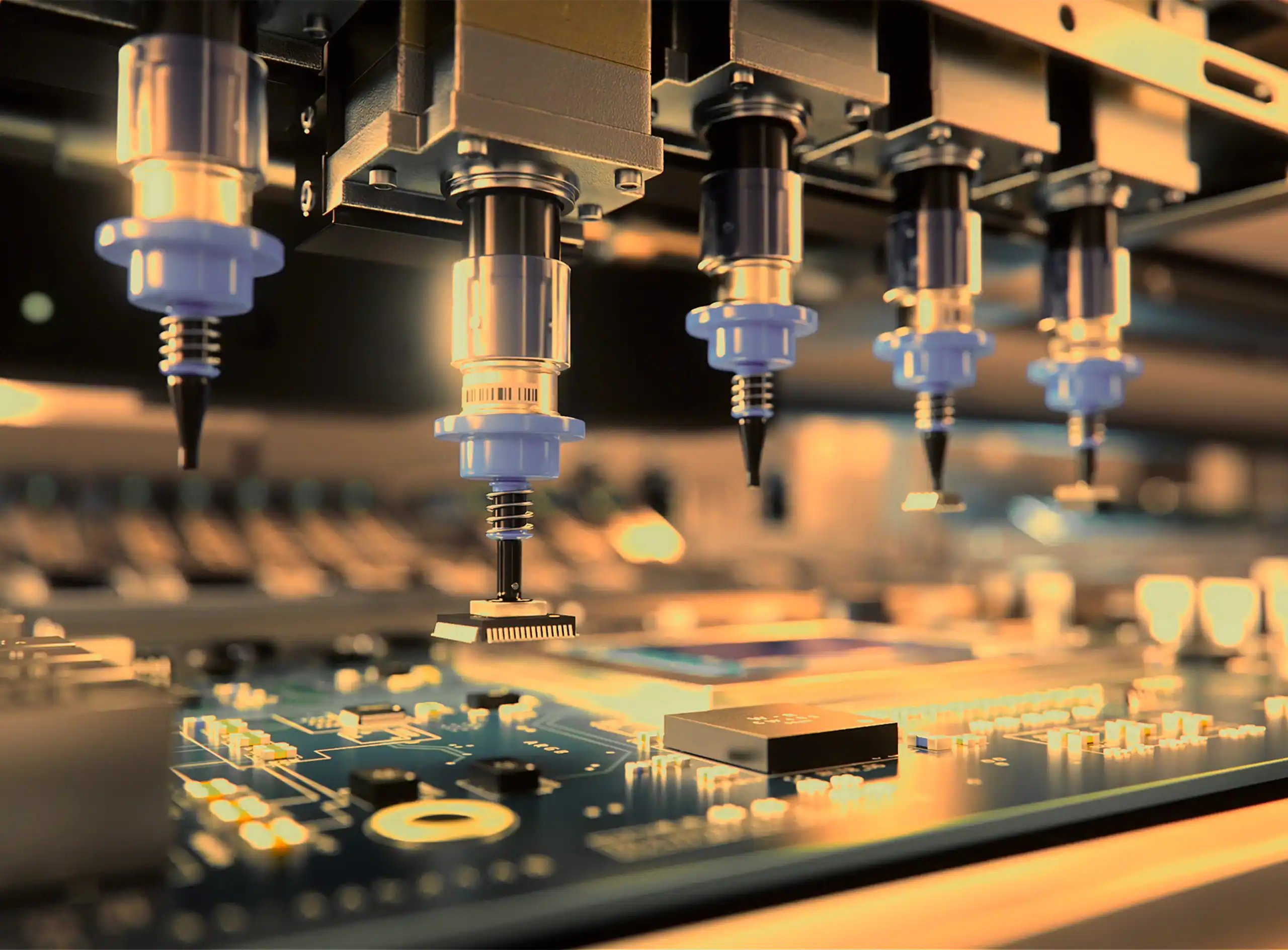 Machine outil sur chaine de production