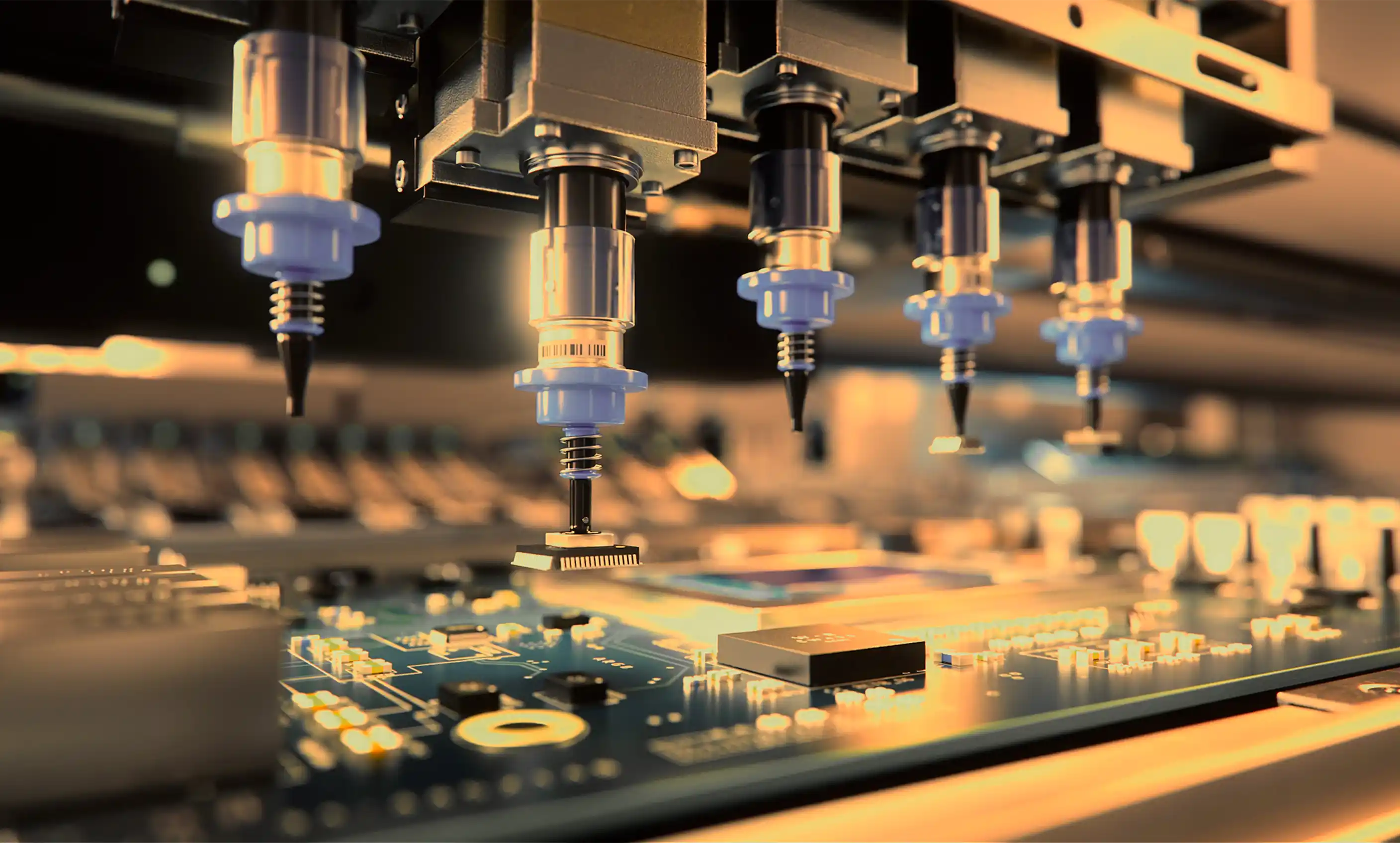 Machine outil secteur electronique