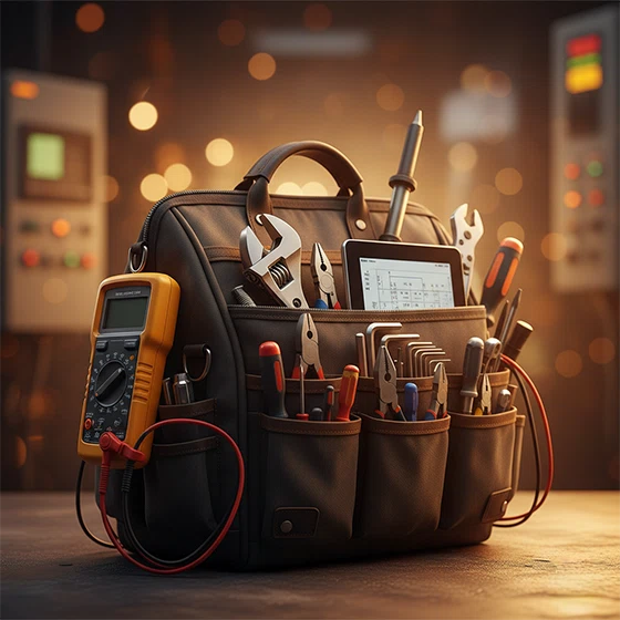 Trousse à outil de technicien de maintenance