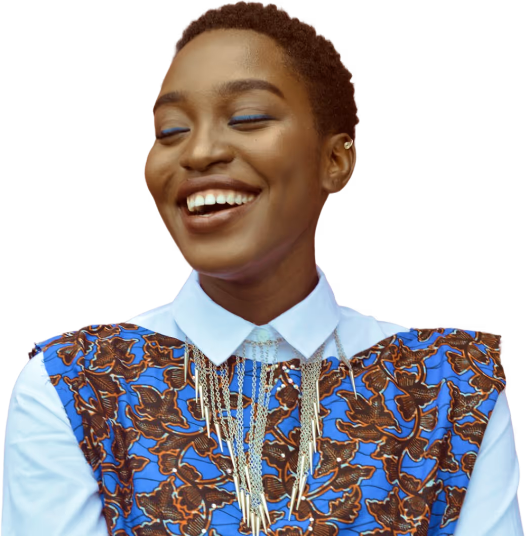 laughing woman