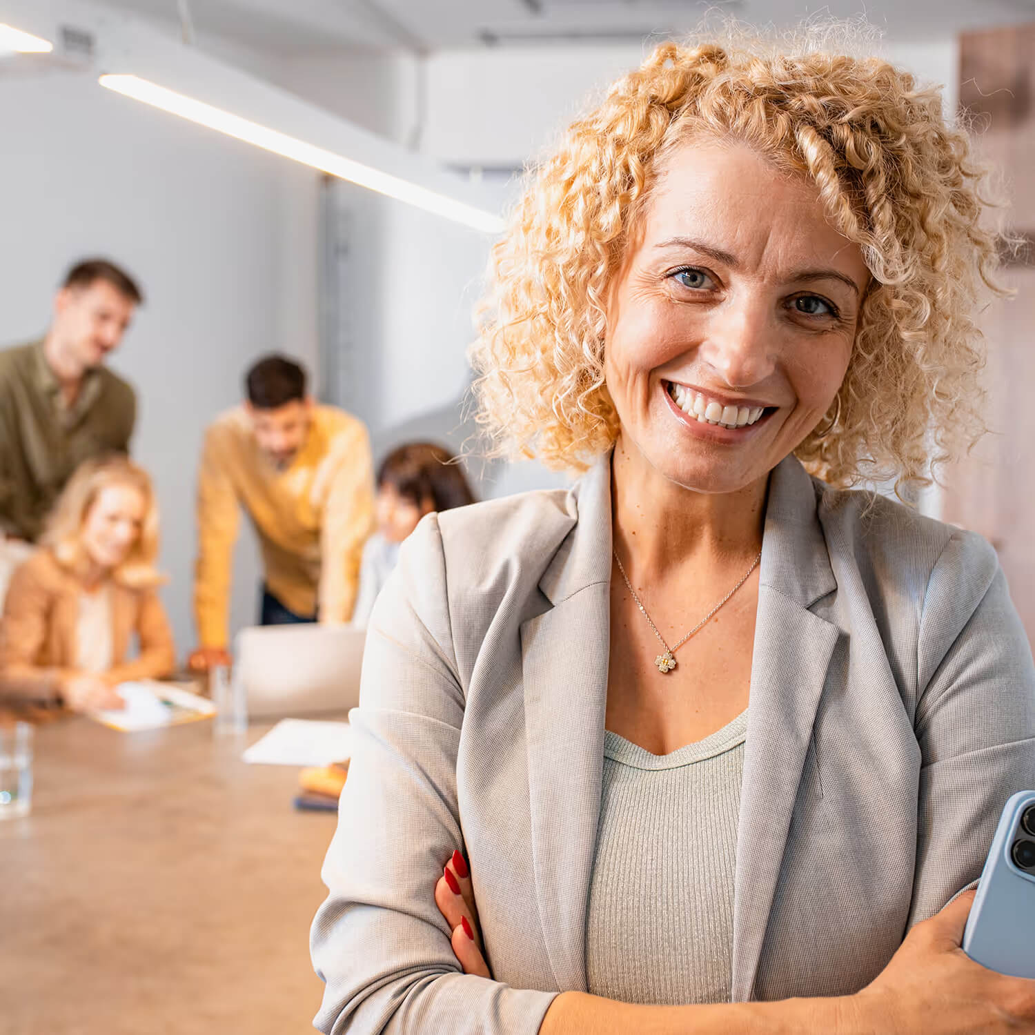 Business professionals achieving growth and measurable results