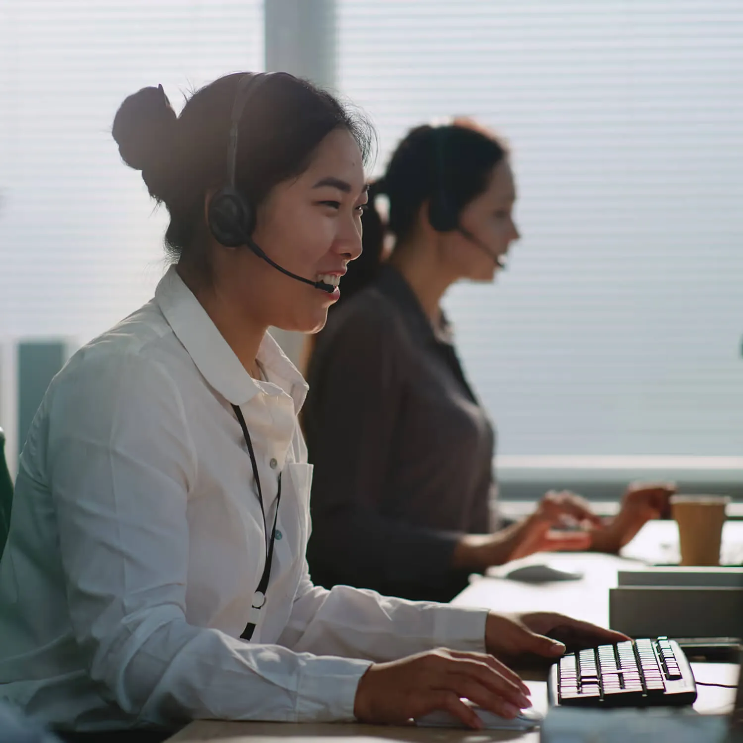 Business team working together on a project, representing skills and alignment