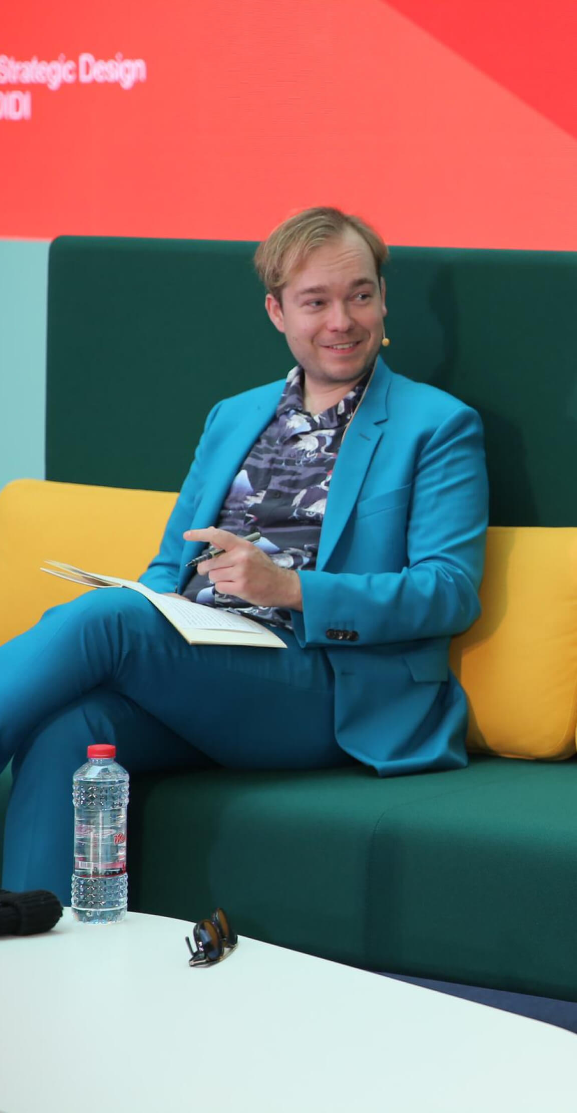 Evening view of Dubai Outsource City from afar