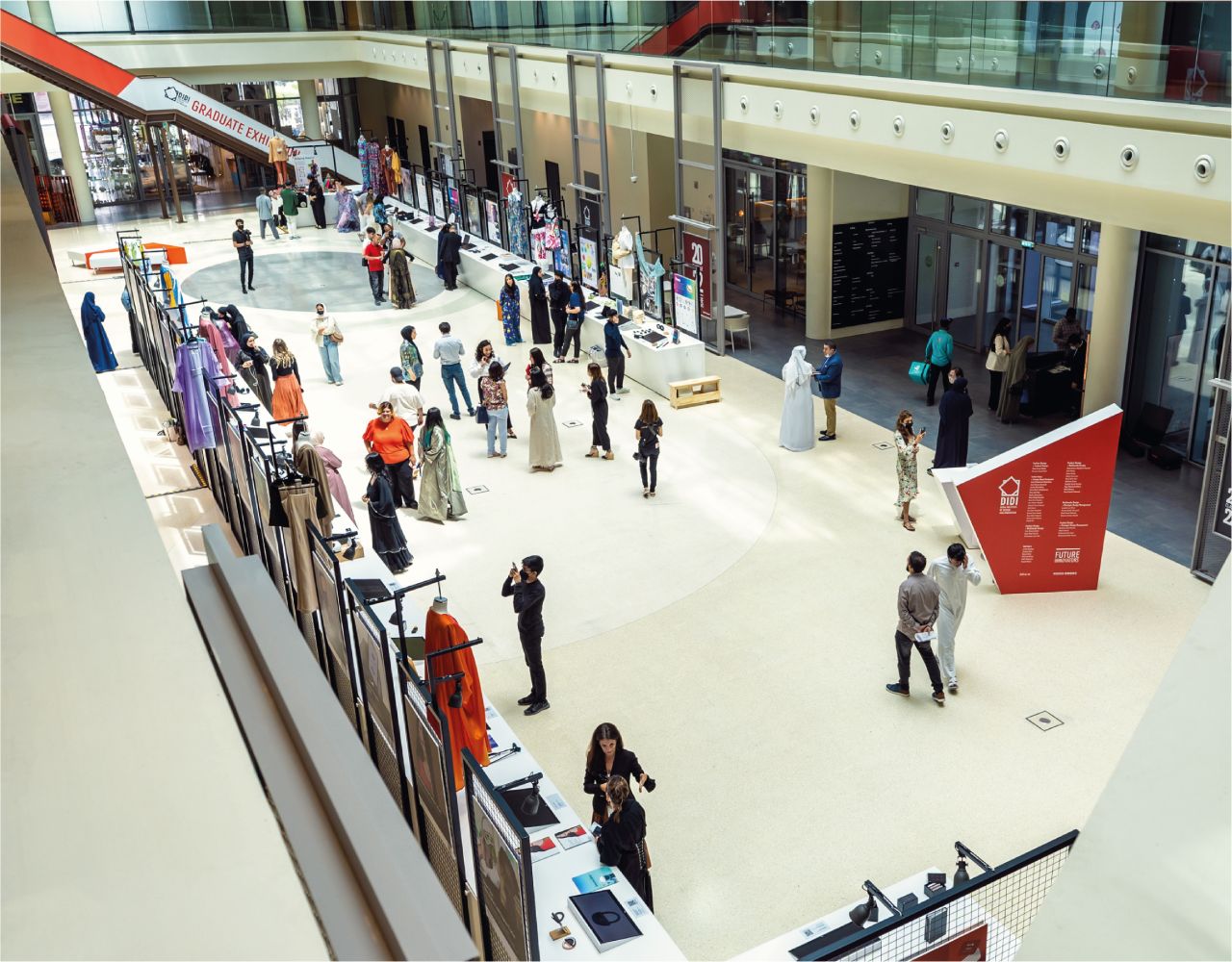 Evening view of Dubai Outsource City from afar