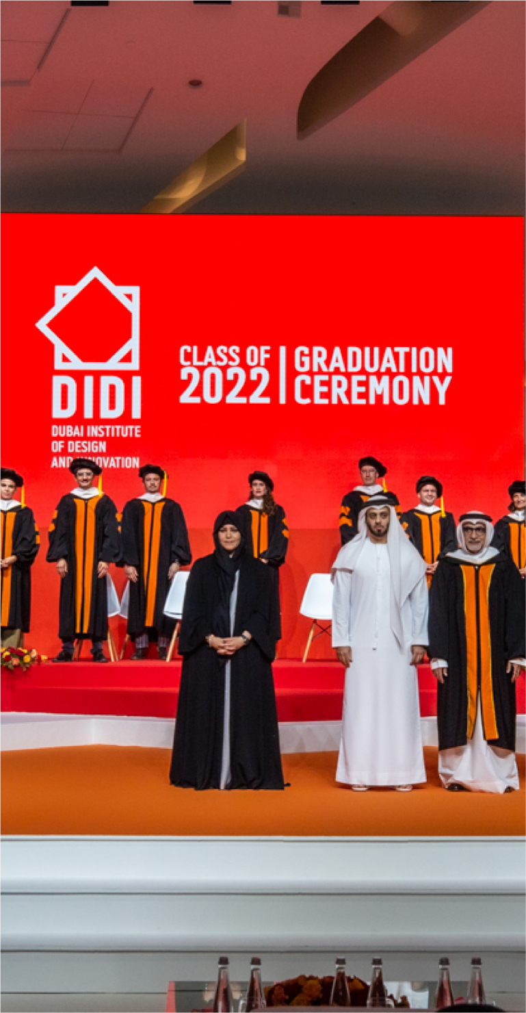 لطيفة بنت محمد تشهد تخريج الدفعة الأولى من طلاب معهد دبي للتصميم والابتكار