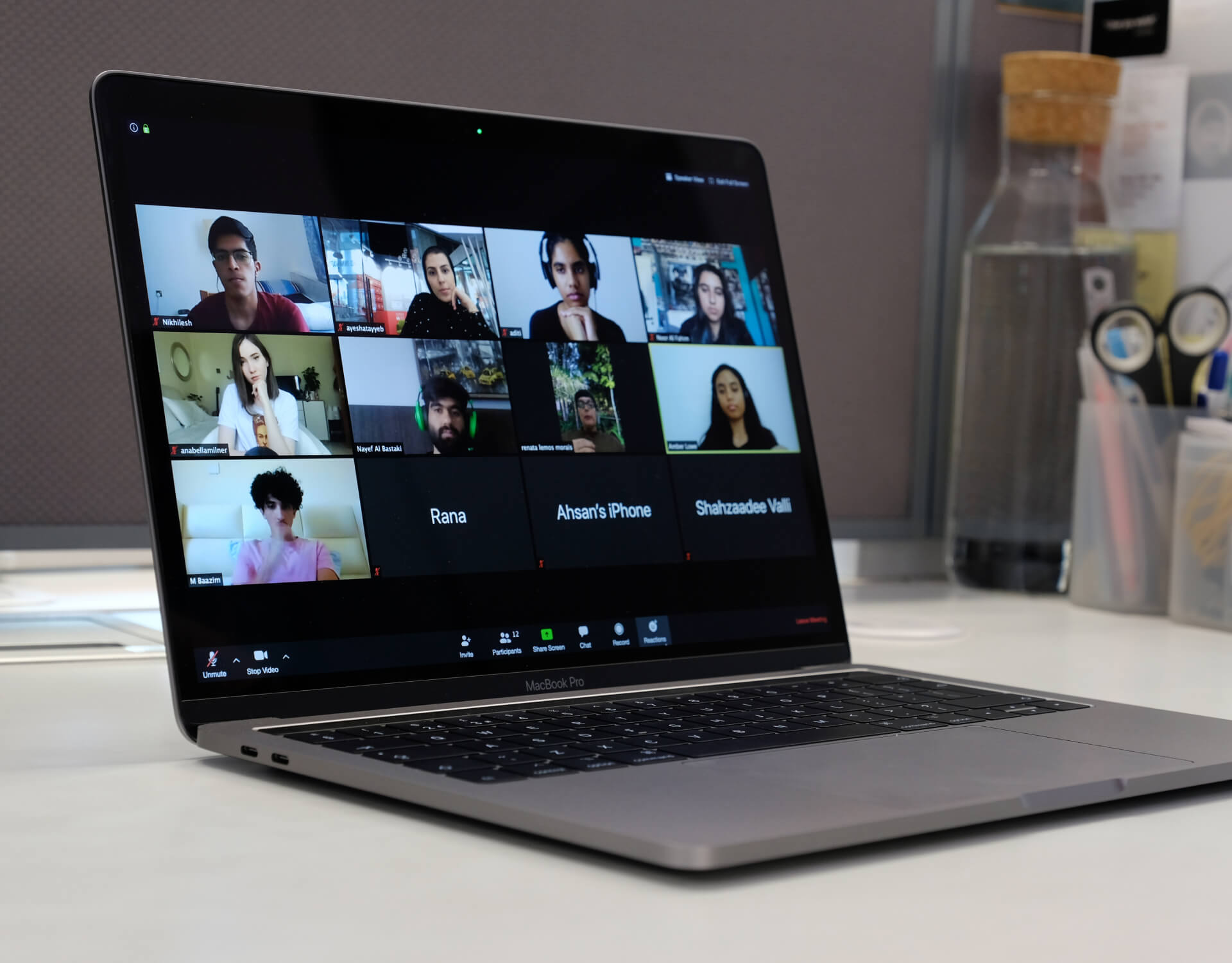 Evening view of Dubai Outsource City from afar