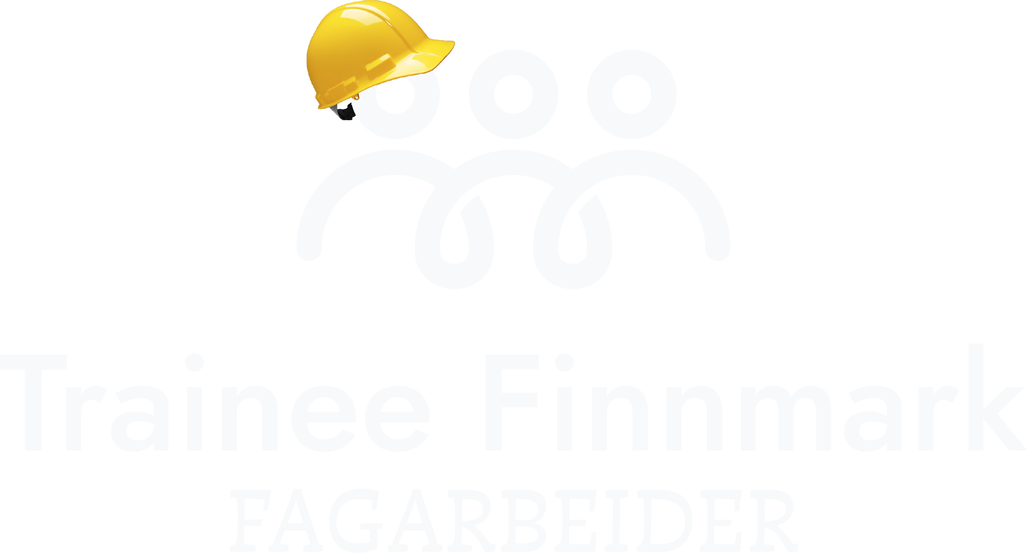 Trainee finnmark hvit logo med ikon