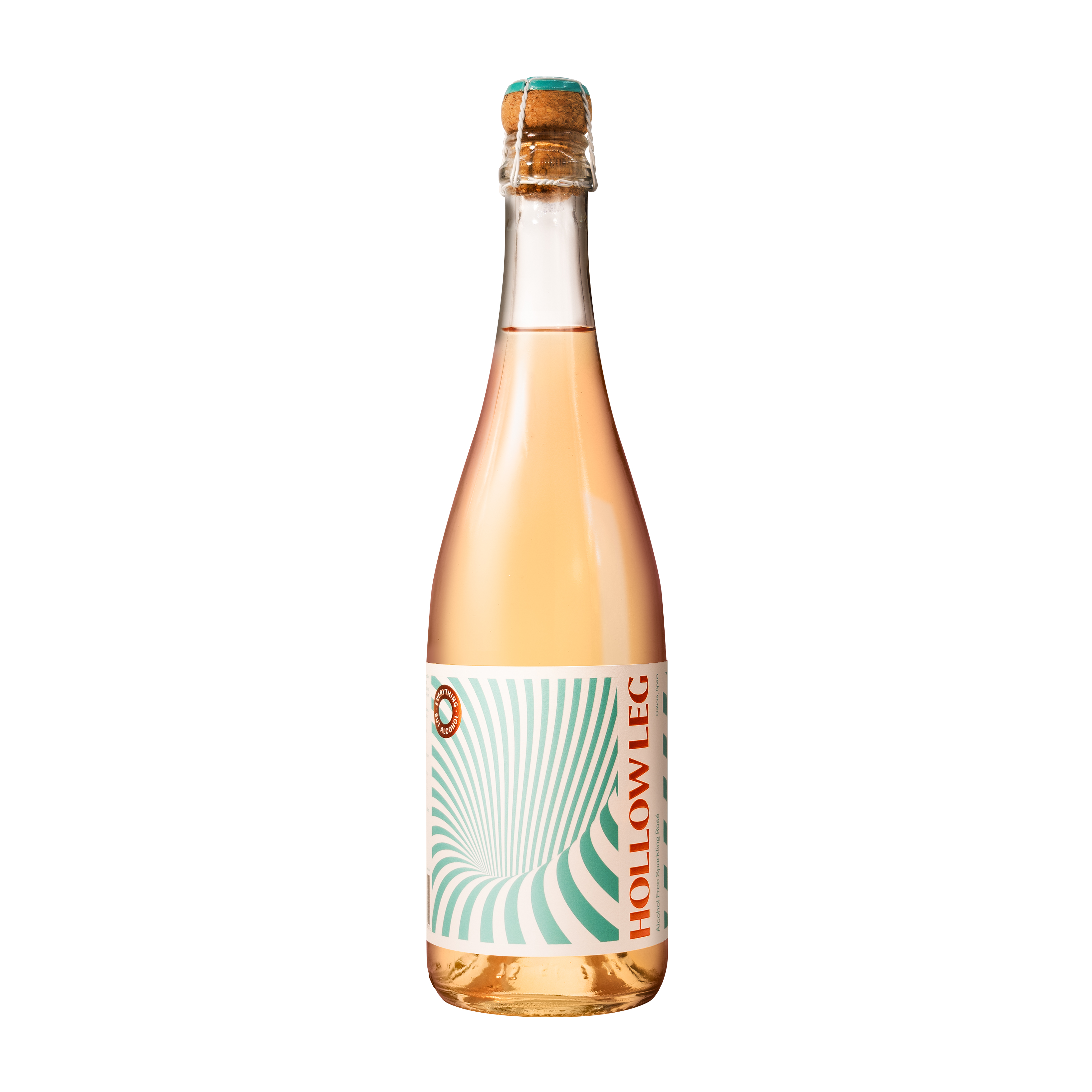 Hollow Leg non-alcoholic Sparkling Rosé bottle for restaurants