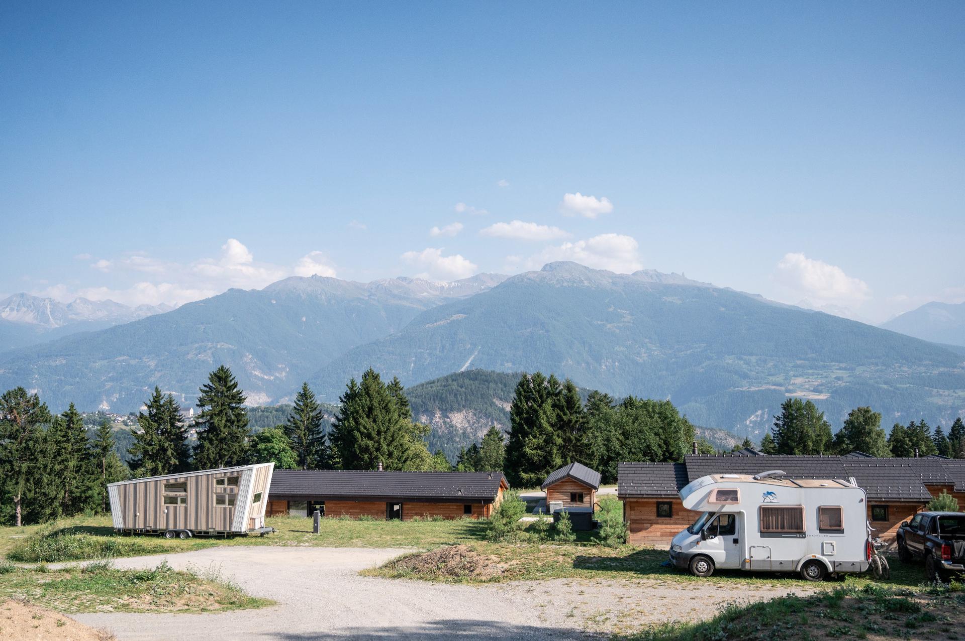 woodland camping anzere valais switzerland suisse