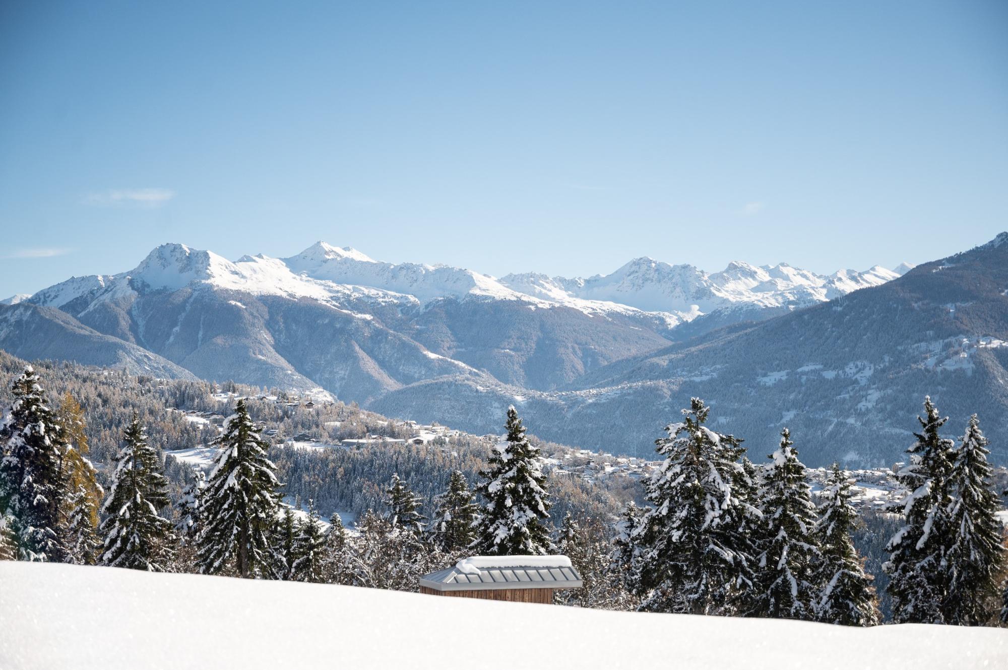 woodland camping anzere hiver