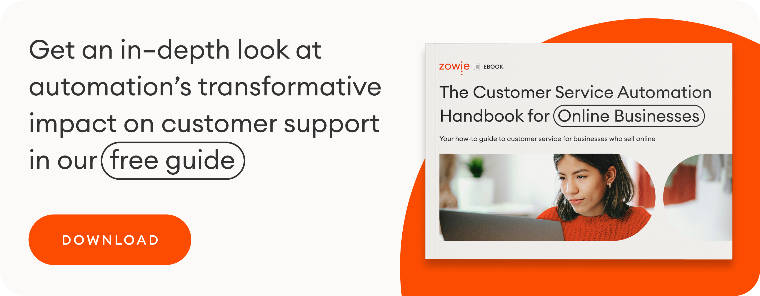 Zowie's The Customer Service Automation Handbook for Online Businesses