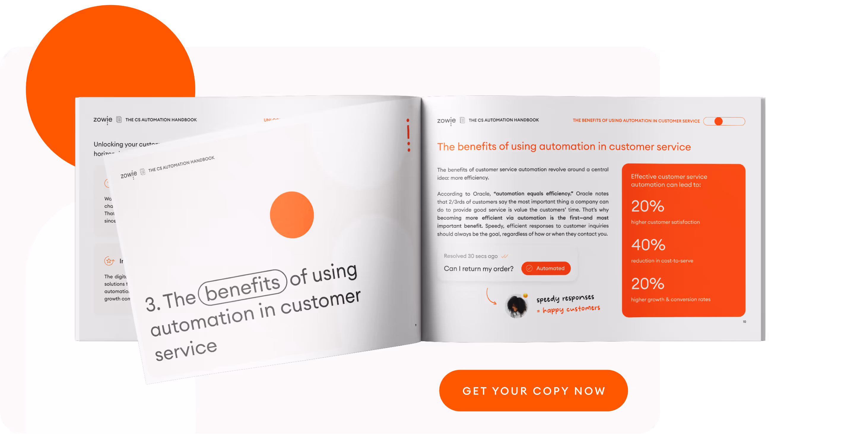 Zowie's The Customer Service Automation Handbook for Online Businesses