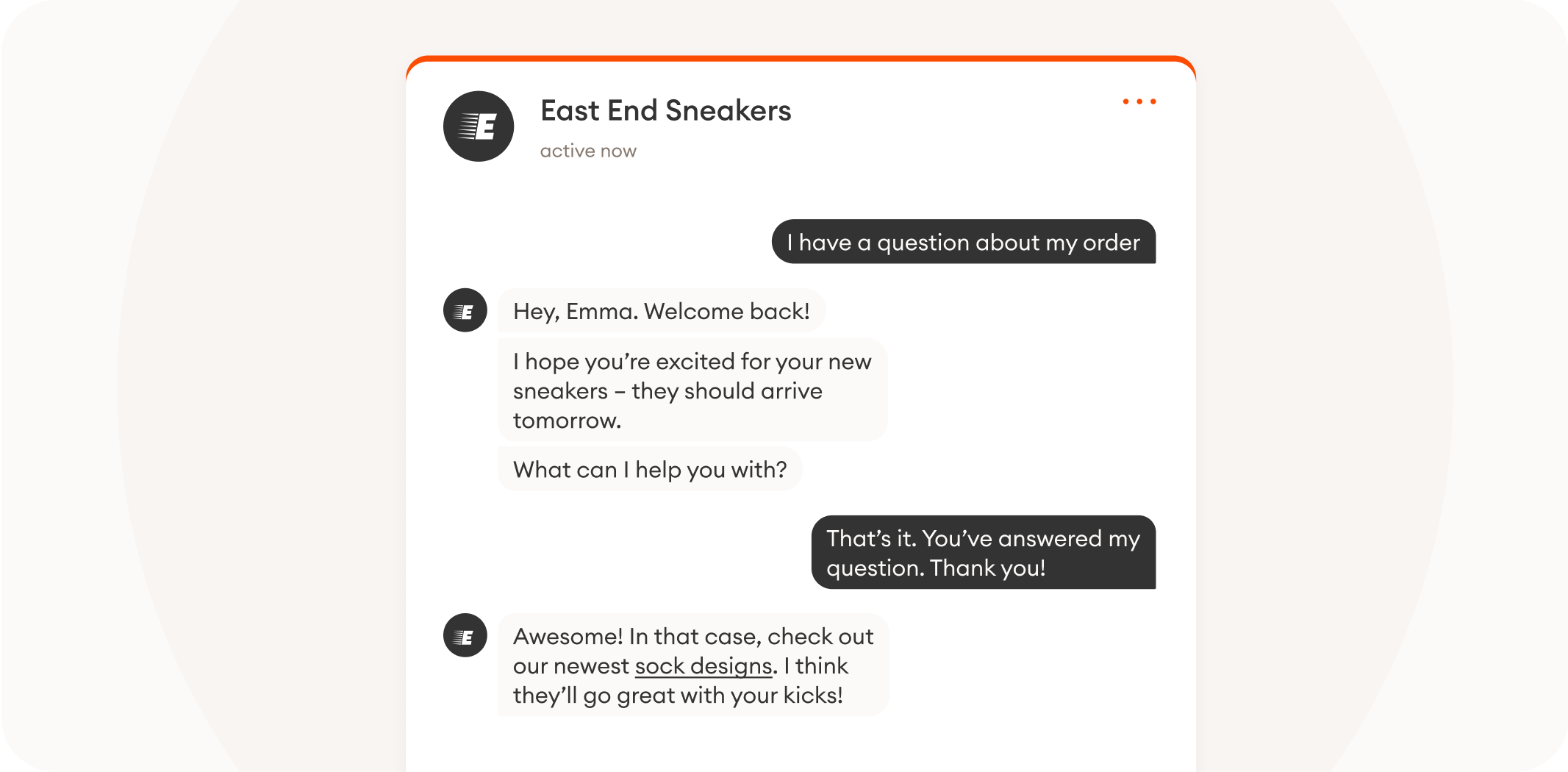 a conversation with an AI chatbot